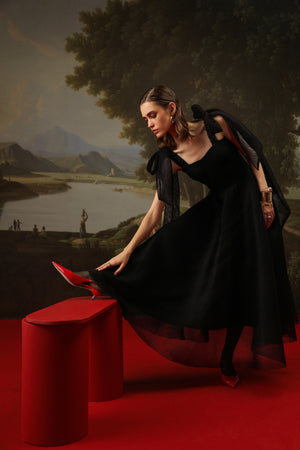 morgana red dress Morgana's Red Dress and Cloak Requested by anonymous @all-the-gowns-of-merlin on Tumblr