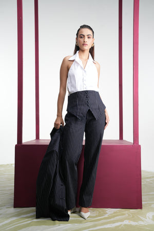 Pinstripe Pant Suit