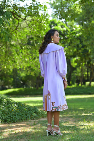 Lilac Blazer Dress